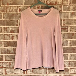 Vince Camuto Pink Crew Neck Sweater